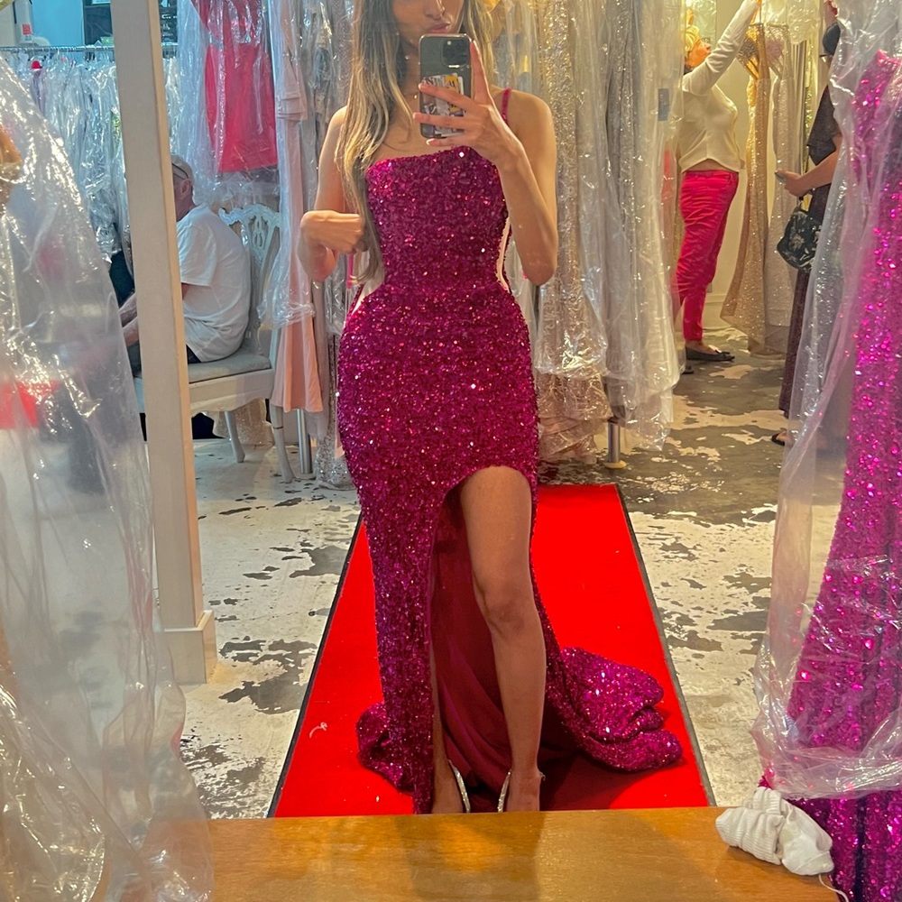 Portia & Scarlett Magenta dress PS23408